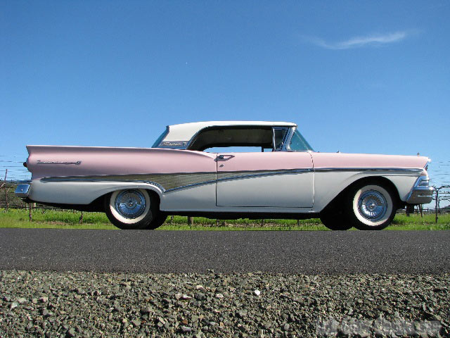 1958 Ford skyliner convertible #7